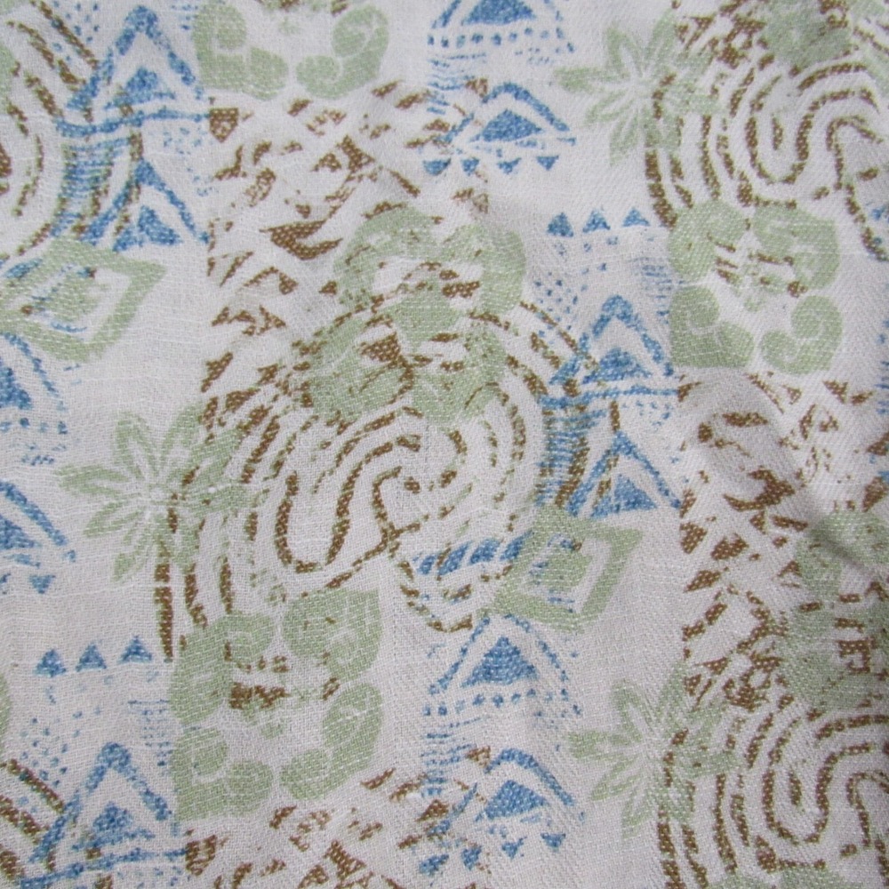 Margaritaville Shirt Men XL Silk Linen Short Sleeve Tropical Print Hawaiian - Picture 9 of 10